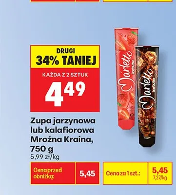 Lody Marletto rożek czekoladowe promocja w Biedronka