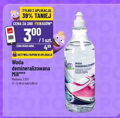 Woda demineralizowana promocja w POLOmarket