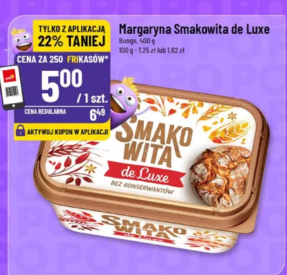 Margaryna smakowita de Luxe promocja w POLOmarket