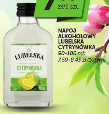 Napój alkoholowy Lubelska Cytrynówka promocja w Euro Sklep