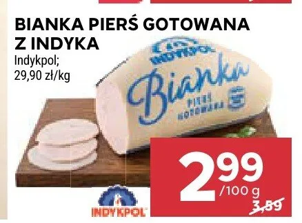 Bianka Pierś Gotowana z Indyka Indykpol promocja w Stokrotka