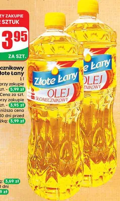Olej słonecznikowy O la la! promocja w Dino