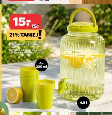 Dyspenser z kubkami promocja w Netto