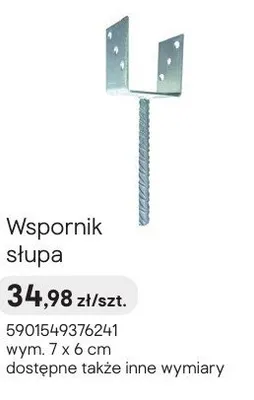 Wspornik słupa promocja w Castorama
