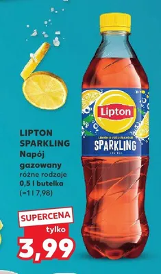 Napój gazowany Lipton Sparkling Lemon & Yuzu promocja w Kaufland