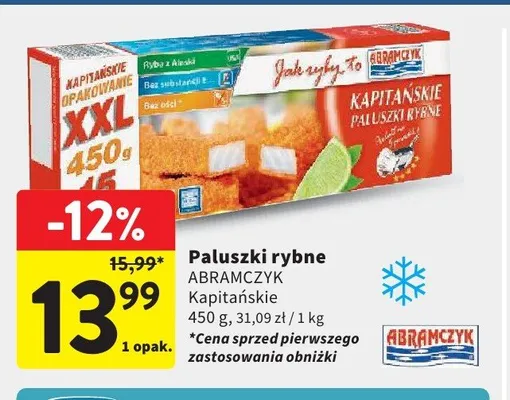 Paluszki rybne Kapitańskie Abramczyk promocja w Intermarche