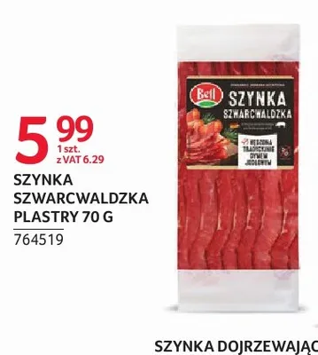 Szynka szwarcwaldzka plastry Bell promocja w Selgros
