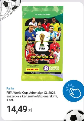 Karty kolekcjonerskie Panini FIFA World Cup Adrenalyn XL 2026 saszetka promocja w Smyk