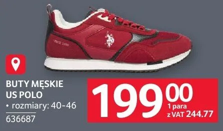 Buty męskie US Polo promocja w Selgros