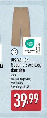 Spodnie z wiskozą damskie UP2FASHION promocja w Aldi