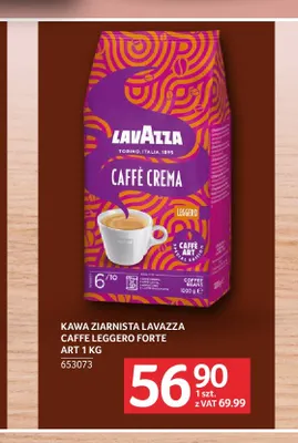 Kawa ziarnista Lavazza Caffe Leggero Forte Art promocja w Selgros