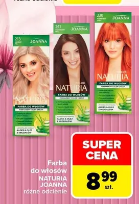 Farba do włosów Naturia Joanna promocja w Carrefour