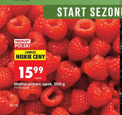 Malina polska promocja w Biedronka