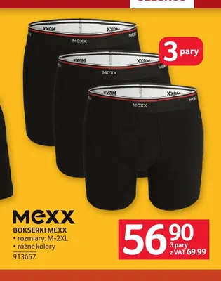 Bokserki Mexx 3-pak promocja w Selgros