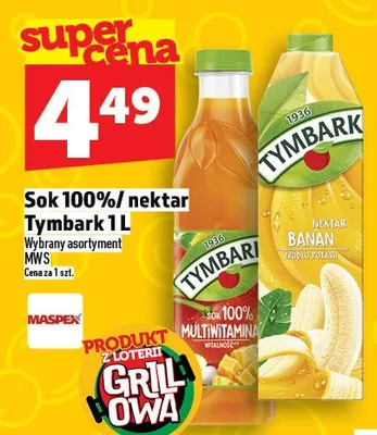 Sok/nektar 1l promocja w TOPAZ