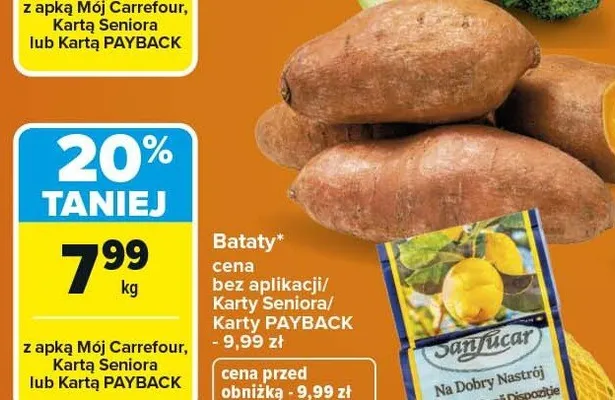 Bataty Carrefour promocja w Carrefour
