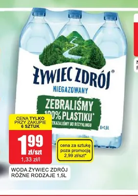 Woda Żywiec Zdrój promocja w Bingo