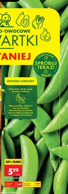 Groszek cukrowy promocja w Biedronka
