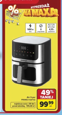 Air fryer PRIME3 SAF32 promocja w Carrefour Market