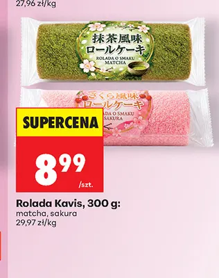 Rolada Kavis sakura promocja w Biedronka