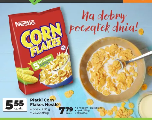 Płatki Corn Flakes Nestlé promocja w Odido