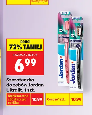 Szczoteczka do zębów Jordan Ultralit Soft promocja w Biedronka