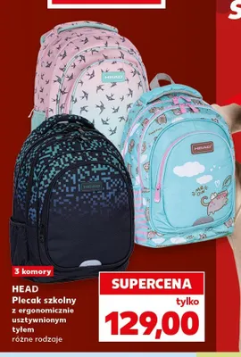 Plecak szkolny Head promocja w Kaufland