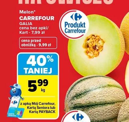 Melon Galia Carrefour promocja w Carrefour