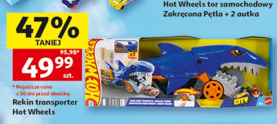 Rekin transporter Hot Wheels promocja w Auchan