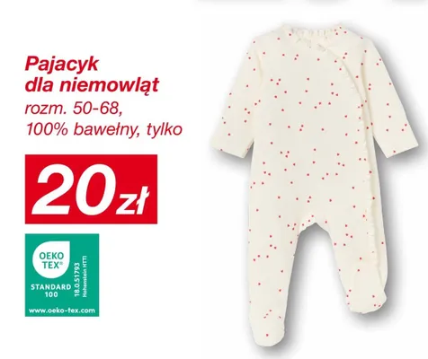 Pajacyk dla niemowląt promocja w KiK