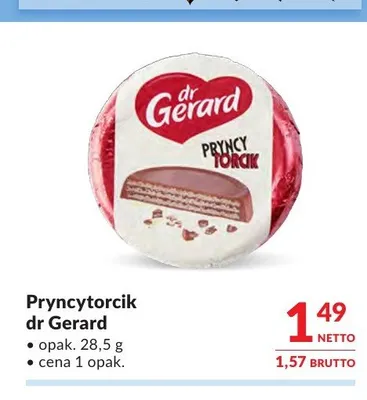 Ciasteczka Pryncytorcik dr Gerard promocja w Makro