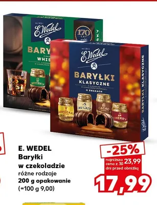 Baryłki w czekoladzie E.Wedel promocja w Kaufland