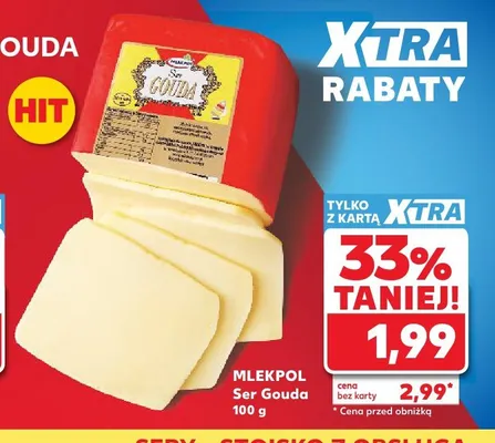 Ser Gouda Mlekpol promocja w Kaufland