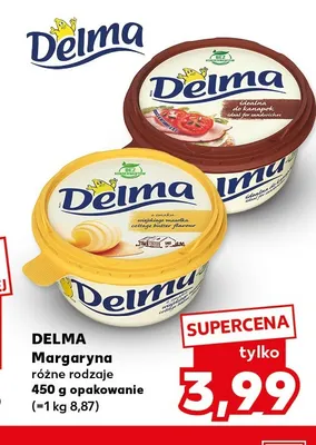 Margaryna idealna do kanapek Delma promocja w Kaufland