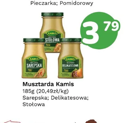 Musztarda Kamis stołowa promocja w Limonka