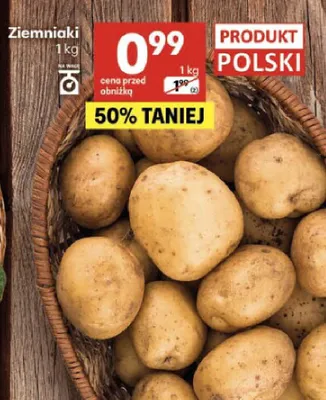 Ziemniaki polskie promocja w Delikatesy Centrum