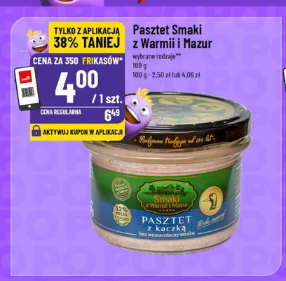Pasztet Smaki z Warmii i Mazur promocja w POLOmarket