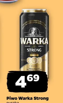 Piwo Warka Strong promocja w Netto
