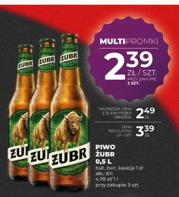 Piwo Żubr promocja w Duży Ben