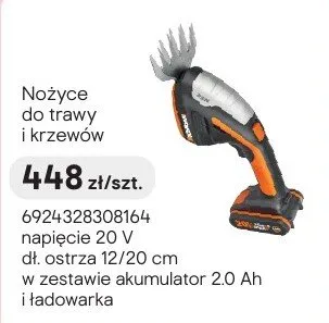 Nożyce do trawy i krzewów promocja w Castorama