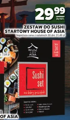Zestaw do sushi startowy House of Asia promocja w Stokrotka