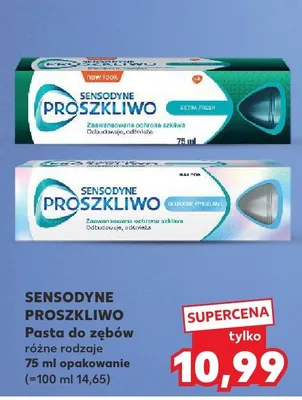 Pasta do zębów Sensodyne Proszkliwo promocja w Kaufland