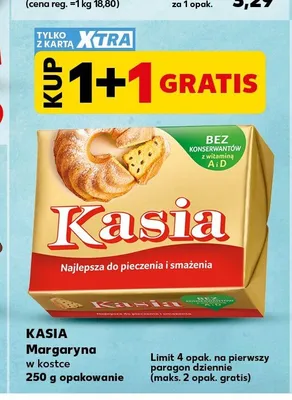 Margaryna Kasia w kostce promocja w Kaufland