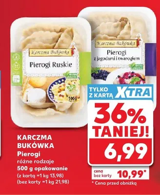 Pierogi Karczma Bukówka promocja w Kaufland