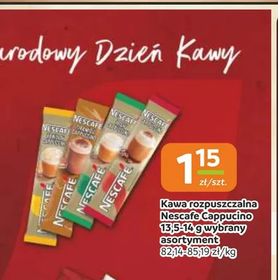 Kawa rozpuszczalna Nescafe Cappuccino promocja w Gama
