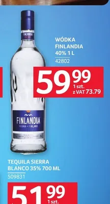 Wódka Finlandia 40% promocja w Selgros