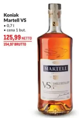 Koniak Martell VS promocja w Makro