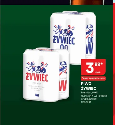 Piwo Żywiec Premium promocja w Chorten