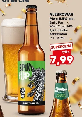 Piwo 5,2%, 5,8% alk. IPA, APA promocja w Kaufland