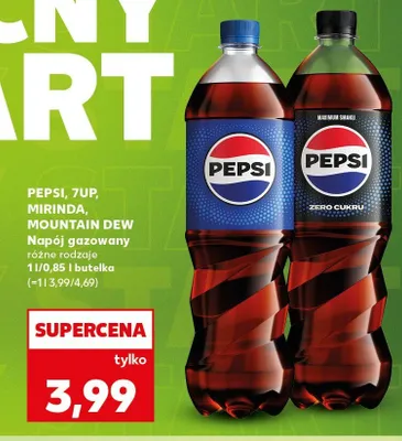 Napój gazowany Pepsi Zero Cukru promocja w Kaufland